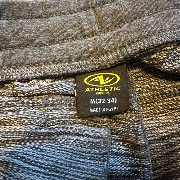 Mens Athletic Works Dark Gray jogging Pants size M 32-34 - Picture 4 of 8